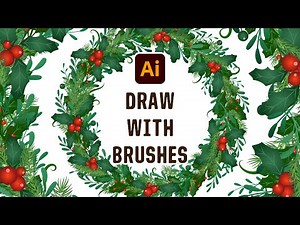 Adobe Illustrator Drawing - How to draw with brushes