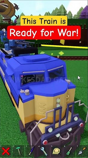 Roblox Build a Boat for Treasure Realistic War Train! #babft #roblox