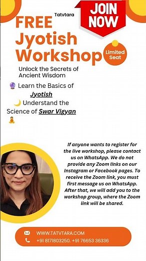 Free jyotish workshop