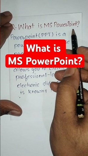 What is MS PowerPoint ?Short definition MS PowerPoint, MS PowerPoint in computer #ppt #shorts