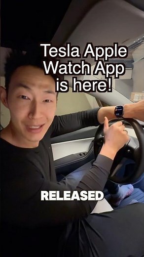 Tesla Finally has an Apple Watch App!