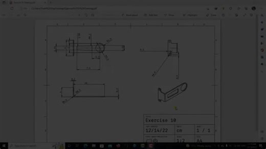 Shapr3d Exercise 10 - Using mirror tool and locking sketches