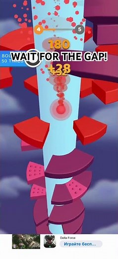 Helix Jump Tower Drop! 🔵 Can the Ball Reach the Bottom? #ballgame #gameplay