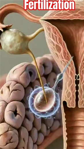 Human Reproduction Explained in 3D | Fertilization Process"#3danimation #shorts #science #biology