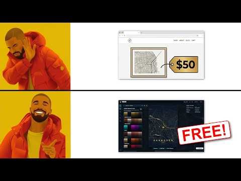 Design Personalized Map Prints for Free (Terraink.app)