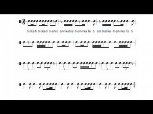 COMPOUND TIME SIGNATURE RHYTHM EXERCISE