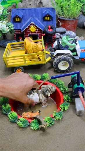 diy tractor video mini water pump science project #mikhacreator #tractor #youtubeshorts #160