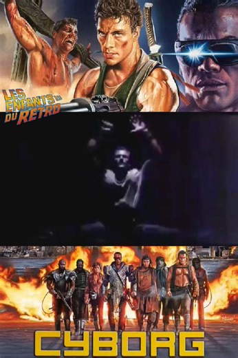 Cyborg (1989) 🎬🔥 Dans un monde post apocalyptique ravagé par la violence et les maladies, une équipe de scientifiques travaille en secret. Gibson Rickenbacker un mercenaire, est chargé d'escorter Nady qui détient des infomations capitales jusqu'à la base secrète des chercheurs. Fender le chef d'un gang est un vieil ennemi de Gibson qui a juré sa perte et fera tout pour faire échouer sa mission. | Les enfants du retro