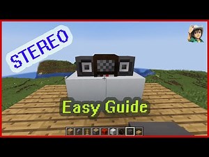 Minecraft - How To Make A Stereo| Radio