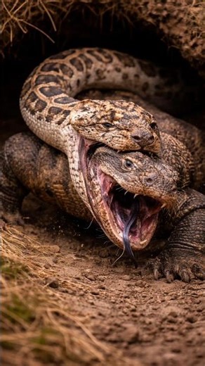 Komodo Dragon vs Python | Predator Walks Into a Deadly Trap