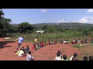 Happy Rural African Children Playing
