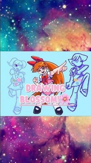Drawing Blossom 🎀✨ #PPG #PPGD #powerpuffgirls #fanart #drawing #fanart #howidraw #ppgd