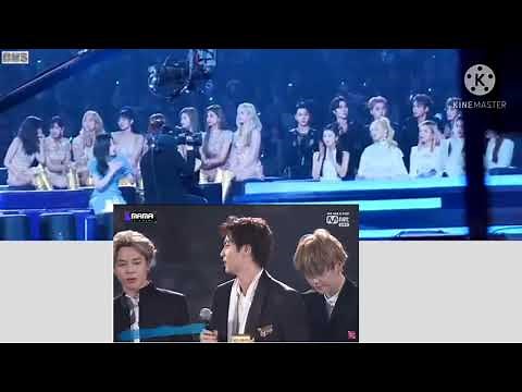 Idol reaction to BTS speech - MAMA 2019