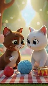 Two Kittens Song | Cute Cats Singing Together | Best Kids Music 2025