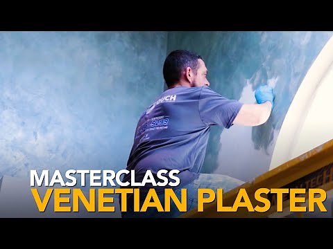 How To Venetian Plaster. A Masterclass In A Modern Venetian Plaster Bathroom.