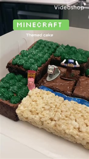Steve's Minecraft-Themed Cake Celebration