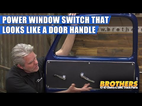 1947-87 Chevy & GMC Truck Custom Power Window Switch Install - Classic Look/Modern Function