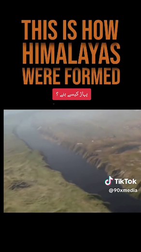 How Himalayas Were Formed #himalayas #mountains #90xmedia #sajjadmaqsood #gilgitbaltistan #tourism #travel
