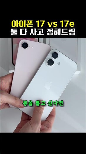 iPhone 17 vs 17e: The Truth Behind the 300,000 Won Difference | Everything Explained in One Go