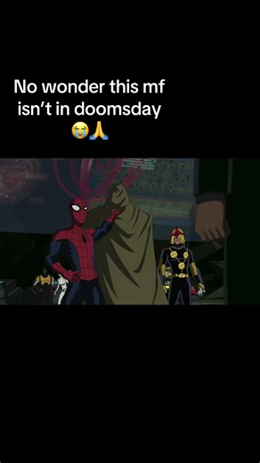 Before y’all put me on pitchforks and burn me alive I know this clip is taken out of context from the show and I have seen the episode, but I cannot with Nick fury’s face in that clip 😭 #marvel #spiderman #nickfury #doomsday #fyp @Marvel Entertainment