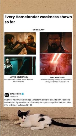 Every Homelander weakness shownso far #theboys