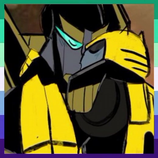 Transformers Animated Fan Art: Prowl & Bumblebee Fan Design