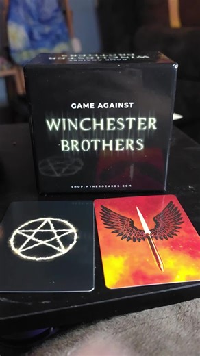 I love this game so much 😂😂 Supernatural card game against Winchester Brothers #Supernatural #spnfamily #spn #winchesterbrothers #supernaturaltiktok