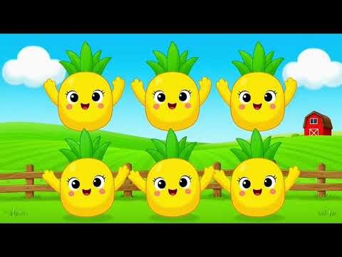 🍎 Comptine des 10 Fruits 🍌 | Apprendre à Compter en Chantant 🎵 | Chanson Maternelle