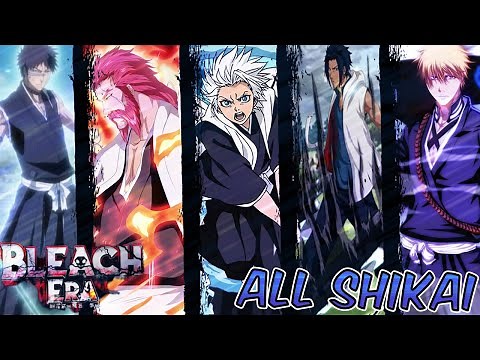 ALL SHIKAIS SHOWCASE IN BLEACH ERA | NEW BLEACH ROBLOX GAME