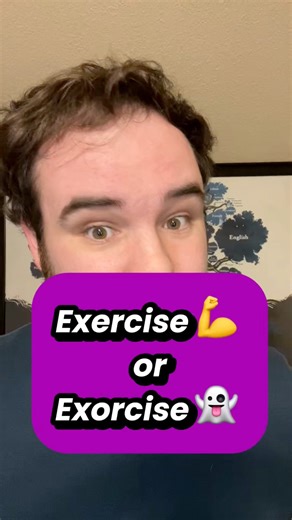 5.7K views · 128 reactions | Why do exercise and exorcise sound so...