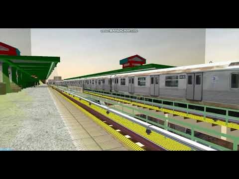 Openbve Silver R42 Z Train Bypassing at Linden Blvd