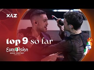 Eurovision 2022: Top 9 - NEW 🇮🇪🇮🇱🇮🇹🇲🇰