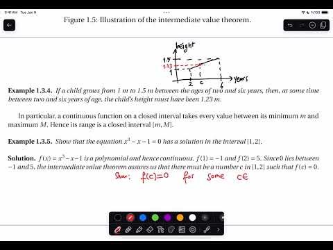 Calculus Limits 61: Intermediate Value Theorem Examples