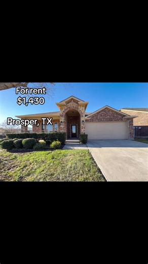 🚨 DON’T SCROLL — THIS HOME WILL GO FAST! 🏡 3 Bed | 2 Bath — Prosper, TX 75078 💰 Only $1,430/month ✨ HOME FEATURES: ✔️ Washer & Dryer Included ✔️ Spacious Open Floor Plan ✔️ Cozy Fireplace ✔️ Move-In Ready 😍 WHY YOU’LL LOVE THIS HOME: ✨ Bright, modern living space ✨ Fresh interior paint ✨ Updated flooring ✨ Private patio/deck — perfect for relaxing or entertaining 📋 RENTAL REQUIREMENTS: ✔️ Income must be at least 2x the rent ✔️ Clean application ✔️ No evictions 🏠 Beautifully maintained and 