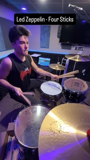 Greyson Nekrutman | Led Zeppelin - Four Sticks #drums #drummer #explore #bateria | Instagram
