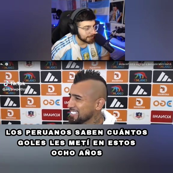 Los peruanos saben cuántos goles les metió? #lacobra #vidal #peru #lima #fypシ #fypシ