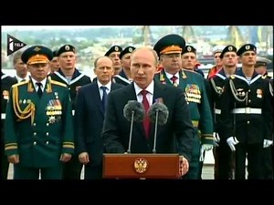 Démonstration de force de Poutine en Crimée