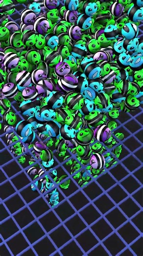 Brainrot Face Balls Taking Over 211 #satisfying #3danimation #roblox #emoji #reels #gaming #games