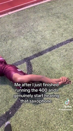 And then coach says get up🫩 || #saxophone #400meter #realatable #track #sports ￼
