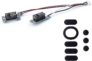 Mouse Switch Button Micro Switch Circle Board Replacement for Logi G304 G305 Gaming Mouse (with Kailh GM 8.0 Switch)