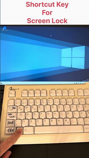 Shortcut Key For Screen Lock.#computer #computerscience #shortcutkeys #foryou