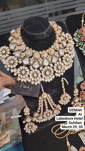 7.2K views · 32 reactions | Multani & Pakistani Bridal Jewelry Spot purchase from our exhibition at Lakeshore Hotel Gulshan March 29, 30 | Uzmah | Facebook