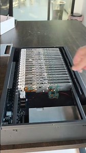 A mobile phone farm is a device that integrates 20 mobile phones into one chassis.#MobileFarm#AI#fyp
