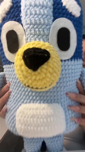 Bluey 💙💙 Pattern: thecraftsartsy #crochet #crochetersoftiktok #cutecrochet #plushies #crochetaddict #amigurumis #amigurumi #amigurumitoys #plush #plushtoys #yarntok #crocheted #crocheter #crochetamigurumi #crochetplushie #crochetplush #crochetbluey #bluey #blueyheeler #blueytok #blueyshow