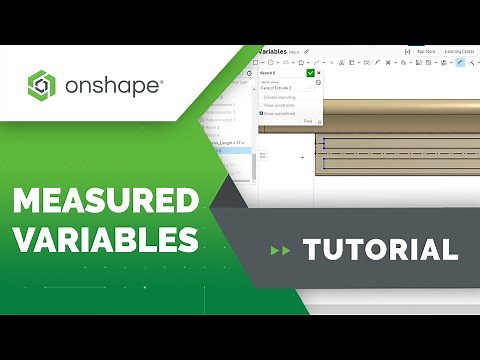 Measured Variables in Onshape