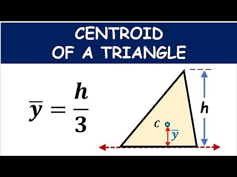 Centroid | Centroid of Triangle | Engineering Mechanics