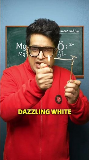 Burning Magnesium Experiment | CBSE Chemistry Explained