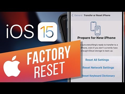 iOS 15: How to Factory Reset Your iPhone | How to Reset All Settings on iPhone