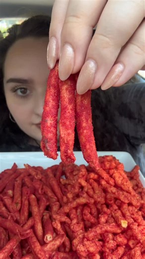 coco 🌶️ on Instagram: "takis vs hot cheetos 🥵 which one do you prefer? @takisusa @cheetos #takis #cheetos #hotcheetos #mukbang #crunchy #eating #eatingshow #foodreview #asmreating #eatingasmr #mukbangvideo"