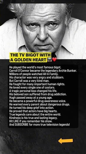 Carroll O'Connor Turned Grief Into Action